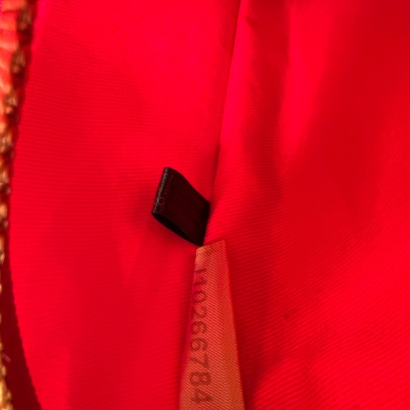 Dooney & Bourke Woven Leather Tote Black Brown Trim Shoulder Bag - Picture 16 of 16